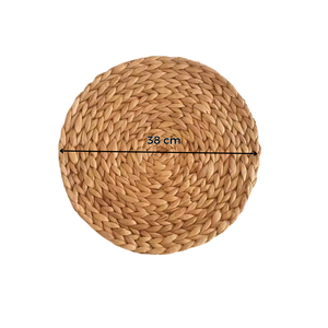 High Quality Cheap price Customized Premium Woden Water Hyacinth Natural <b>Rattan</b> Vietnam <b>Placemat</b> for Family Meals Serving Food - Product Image 1