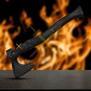 Hache Viking en acier au carbone faite à la main manche en bois de rose meilleur bricolage industriel pour anniversaire anniversaire cadeau de mariage type hachette - Product Image 5