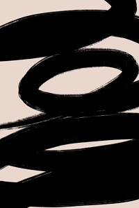 Hecho en Alemania-Cuadro de lienzo para decoración del hogar minimalista negro Beige-Mural de pintura de pared en crema negro-arte de marco de Camilla - Product Image 5