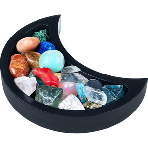 OEM personalizar Color laca Haft Luna bandeja laca bandeja de servicio soporte de cristal Mesa Ramadán decoración hecha a mano HNH Craft - Product Image 3