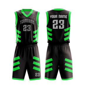 Uniforme de basket-ball sublimé, design populaire de maillot de basket-ball avec broderie, sur mesure - Product Image 6