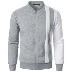 <b>Mens</b> Premium Color Block Zip-Up <b>Jacket</b> Slim Fit Casual Sportswear <b>Lightweight</b> Bomber for Wholesale Market - Product Image 5