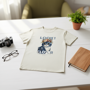 T-Shirt Unisex 100% Cotone Stile Casual con Stampa Personalizzata di Rose, Taglia 2XL, 210GSM, Metodo di Stampa DTG - Product Image 3