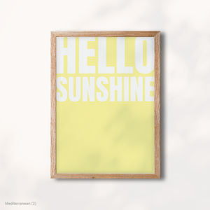 ภาพพิมพ์ผ้าใบกรอบไม้เมดิเตอเรเนียนทันสมัย - Product Image 1