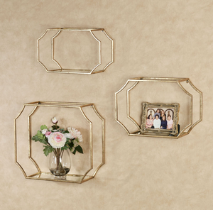 Estantes de pared de aluminio de estilo artesanal personalizables para decoración de almacenamiento en pared de alta calidad con un toque artístico. - Product Image 3