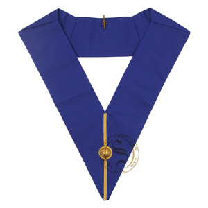 Craft Provincial Full Dress Collar Freemasonry Regalia Collar con recorte para uniformes masónicos - Product Image 6