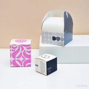 Boîtes d'emballage de luxe imprimées sur mesure pour les biscuits saccadés gâteau cosmétiques soins de la peau thé gingembre vitrine boîte-cadeau pliante - Product Image 3