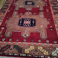 Antique 12x15 tapis en laine noué à la main de haute qualité nouvellement conçu abstrait persan tissé tapis pour salon décor à la maison