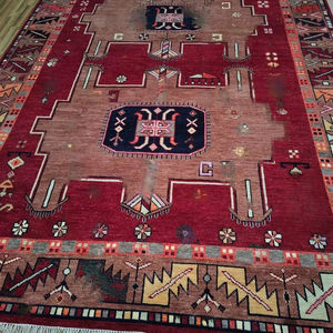 Antique 12x15 tapis en laine noué à la main de haute qualité nouvellement conçu abstrait persan tissé tapis pour salon décor à la maison - Product Image 1