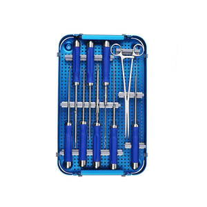 Kits de Instrumentos Ortopédicos de Acero Inoxidable para Columna Vertebral, Conjuntos Quirúrgicos Manuales, Estándar de Seguridad, Aprobado por MOL CE, Narham Enterprises - Product Image 1