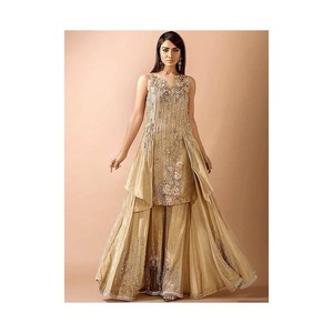 Designs personnalisés robe pakistanaise Salwar Kameez tenue de soirée tenue décontractée pour les femmes déguisements en organza fait sur mesure - Product Image 4