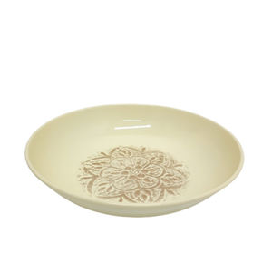 ถาดเสิร์ฟอาหารมื้อเย็นโลหะทรงกลมถาดเสิร์ฟอาหารแฮนด์เมด - Product Image 4