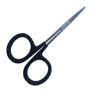 Ciseaux à broder économiques en acier inoxydable avec large boucle (manche en mousse) lame inférieure dentelée pour la couture et la beauté - Product Image 1