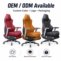 Fauteuil de bureau exécutif moderne à dossier haut inclinable avec repose-pieds électrique, en cuir PU et coque en fibre de carbone, OEM ODM, pour écoles et hôpitaux