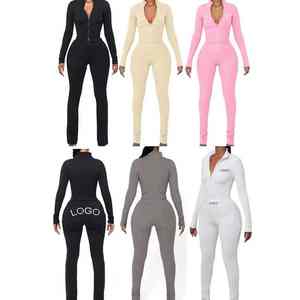 Conjunto Deportivo de 2 Piezas para Mujer, Ropa de Gimnasio y Yoga, Traje Deportivo sin Costuras de Manga Larga, Sudadera con Capucha, Conjunto de Yoga - Product Image 2