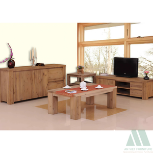 Collection de meubles de salon en bois massif modernes de qualité supérieure prêts à assembler pour les améliorations de la décoration intérieure Appartements Bureaux à domicile - Product Image 6
