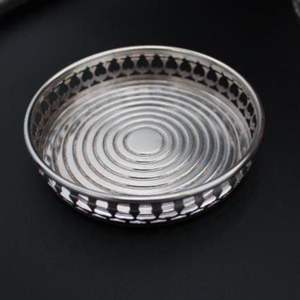 Posavasos de Acero Inoxidable de Lujo con Recubrimiento de Níquel para Mesa de Comedor, Decoración de Cocina y Bar, Juego de Accesorios de Bar Duraderos Hechos a Mano - Product Image 1