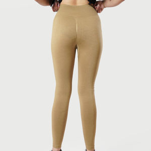 Leggings de yoga pour femmes 28 pouces taille haute contrôle du ventre séchage rapide caractéristiques Logo personnalisé pantalons d'entraînement poches - Product Image 2