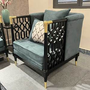 CHAWOO 75x73x80cm Single <b>Sofa</b> Chair Contemporary Design Ash Wood with Felt Fabric Upholstery GSD68093 - Product Image 5