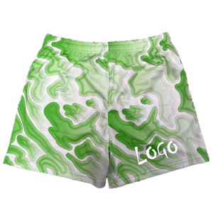 Pantalones Cortos Deportivos Unisex Personalizados 2025, Casuales, de Malla, para Baloncesto, Natación, Correr, de Poliéster Transpirable, de Secado Rápido, con Estampado por Sublimación 3D - Product Image 6