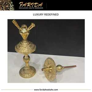 บารากุหรูหราขนาดเล็ก ฟาริดา ผลิตด้วยมือคุณภาพพรีเมียมจากอียิปต์ ดีไซน์โดดเด่น ทำจากทองเหลืองแท้ แข็งแรง ทนทาน พร้อมกระจกเงาตรง - Product Image 4
