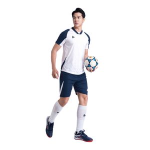 Camiseta de Fútbol Unisex de Alta Calidad para JP, Nuevo Diseño, Etiquetas Bordadas Personalizadas, Uniforme de Equipo, 100% Poliéster, Secado Rápido, Pantalón Corto - Product Image 3