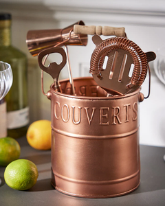 Organizador de cocina de madera Soporte para cubiertos para comedor superior y soporte para utensilios de mesa de cocina para tenedores Cuchillos y cucharas - Product Image 4