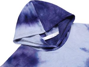 2025 Custom Lightweight <b>Tie</b> <b>Dye</b> Pullover Hoodie Men's Loose Casual Long Sleeve <b>Sweatshirts</b> with Pockets for Autumn Season - Product Image 2