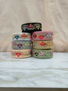 Tissu en dentelle brodée élégante pour vêtements de soirée, tissu en dentelle brodée en gros pour vêtements de mode - Product Image 3