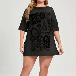 Camisetas Extra Grandes Transpirables para Mujer al por Mayor, Camisetas de Marca de Primera Calidad, Camisetas para Damas, Camisetas para Chicas - Product Image 3