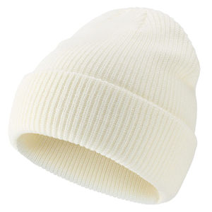 Gorro de Punto Unisex de Moda para Invierno, Cálido, 100% Algodón, Suave, con Puño, Etiqueta Tejida, Logotipo Personalizado - Product Image 4