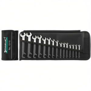 Stahlwille Small Double-Ended Wrench Set with <b>Roll</b>-Up <b>Tool</b> <b>Bag</b> - Product Image 2