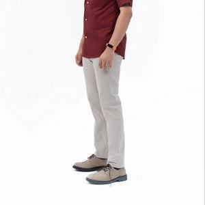 Pantalones de Vestir Personalizados al por Mayor para Hombre, Ajustados, a la Moda, Casuales, Transpirables, de Secado Rápido, Ecológicos, con Cierre de Cordón, Tipo Lápiz - Product Image 1
