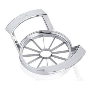 Polished Chrome Stainless Steel Apple Slicer Easy Manual <b>Fruit</b> Cutter for <b>Vegetables</b> 03157 - Product Image 1