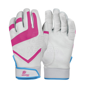 Breathable Lightweight Leather Custom Logo Design High Quality Best Selling <b>Baseball</b> Batting Gloves Quick Drying Customizable - Product Image 1