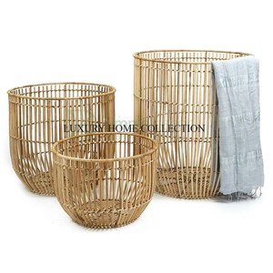 Paniers en rotin durables et durables pour le rangement à la maison avec un design élégant et écologique pour chaque pièce de la maison - Product Image 5