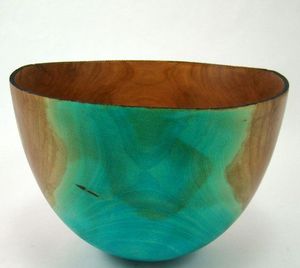 Tazón de sopa de postre de comida de resina de madera de acacia exclusivo diseño premium de gran tamaño ideal para utensilios de cocina y comedor - Product Image 4