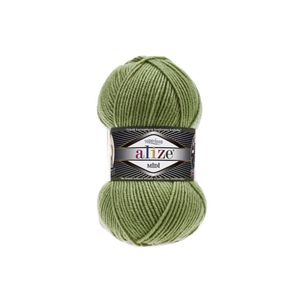 Superlana Midi verde oliva 620 lavorato a maglia a mano gilet Cardigan in filato sciarpa berretto maglione filato