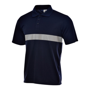 Uniforme de Seguridad Personalizado de Alta Calidad y Económico, de Poliéster/Algodón, Tejido de Punto Sólido y Transpirable, con Cinta Reflectante - Product Image 1