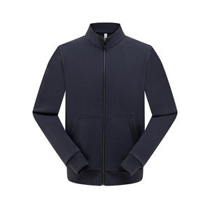 Sudaderas con Bordado 3D para Hombre, Diseño Sólido, Cierre Completo, Chaqueta de Forro Polar de Algodón, Proveedor Mayorista Exportador - Product Image 3