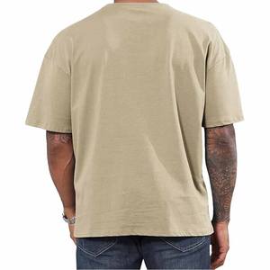 Ropa de hombre de media manga de algodón hecha a medida, camisetas de algodón informales gruesas de gran tamaño para hombre subidas por Dress Sports - Product Image 6