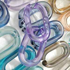 Large Size Resin Chain Links <b>Wall</b> Hanging Decoration DIY Room Divider <b>Curtain</b> <b>Accessories</b> with Owl Pattern All colour Available - Product Image 1