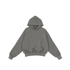 Sweat-shirt unisexe surdimensionné et lourd OEM, personnalisé avec broderie, 100% coton molletonné, sweat-shirt ample à épaules tombantes pour homme - Product Image 1