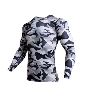 Camisetas de Compresión de Manga Larga de Secado Rápido con Logotipo Personalizado al por Mayor, Ropa Deportiva Transpirable de Alta Calidad, Nuevo Estilo para Hombre - Product Image 1