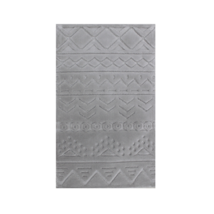 Louis Light Grey Recycled Cotton Jacquard Bath & Shower Mats Custom Turkish <b>Rugs</b> Wholesale - Product Image 1