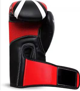 Gants de boxe Muay Thai en cuir 14oz pour l'entraînement, respirants et légers, vente en gros - Product Image 3