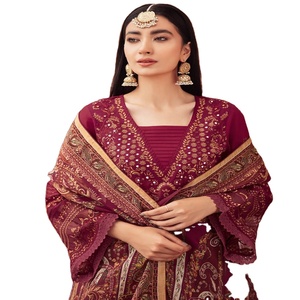 Marca Ramsha 3 piezas señoras Salwar Kameez estilo césped trajes Venta caliente vestidos de novia para Pakistán India para ropa de fiesta - Product Image 1