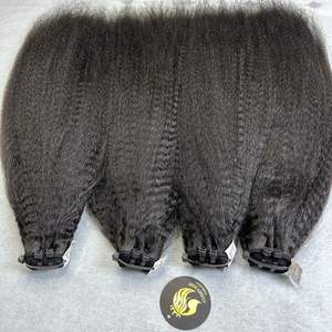 มัดผมสำหรับต่อผมตรงแบบขดมัดผมแท้จากเวียดนาม - Product Image 1