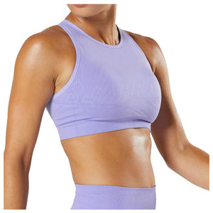 Venta al por mayor de calidad personalizada nueva llegada de alta calidad de talla grande mujeres Sujetador deportivo logotipo frontal sin costuras Yoga Fitness Wear - Product Image 1