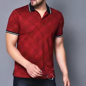 Polo de manga corta de punto para hombre de fábrica OEM APO, Polo informal de dinero antiguo de verano - Product Image 2